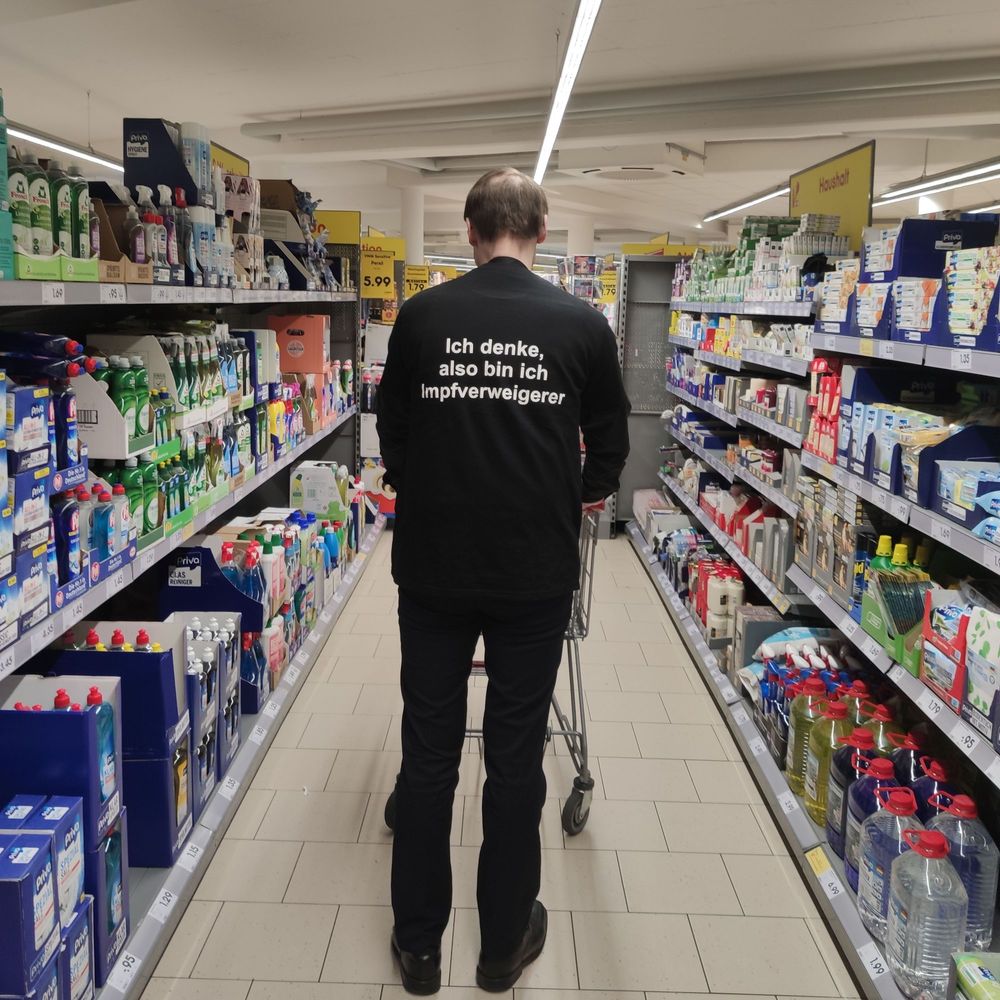 Ich denke, also bin
ich Impfverweigerer Ich denke, also bin ich Impfverweigerer